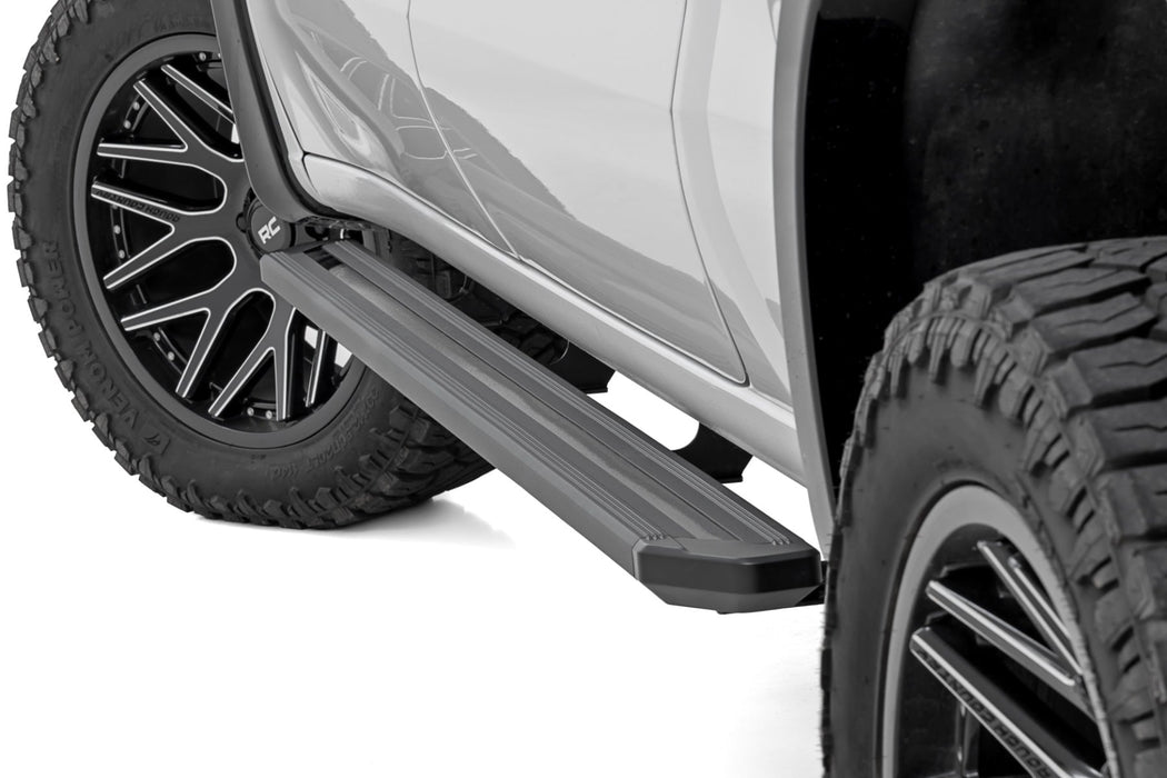 Rough Country Multi-Color LED Running Boards - Crew Cab | Chevy/GMC 1500/2500HD/3500HD (19-25 &amp; Classic)