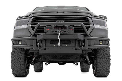 Rough Country Front Bumper, Tubular, Winch Mount, Ram 1500 2WD/4WD (2019-2024), view 2