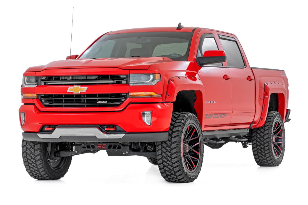 Rough Country SRL2 Adj Aluminum Step - Crew Cab | Chevy/GMC 1500/2500HD/3500HD (07-18 &amp; Classic)