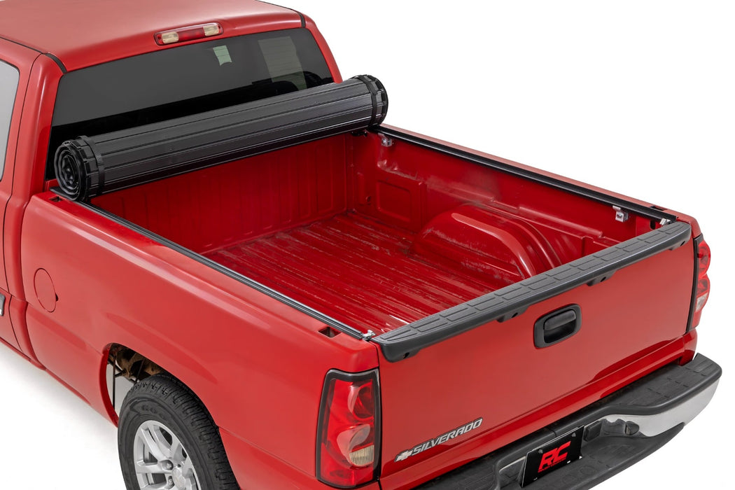 Rough Country Hard Roll Up Bed Cover - 6'7" Bed | Chevy/GMC 1500 (00-06 &amp; Classic)