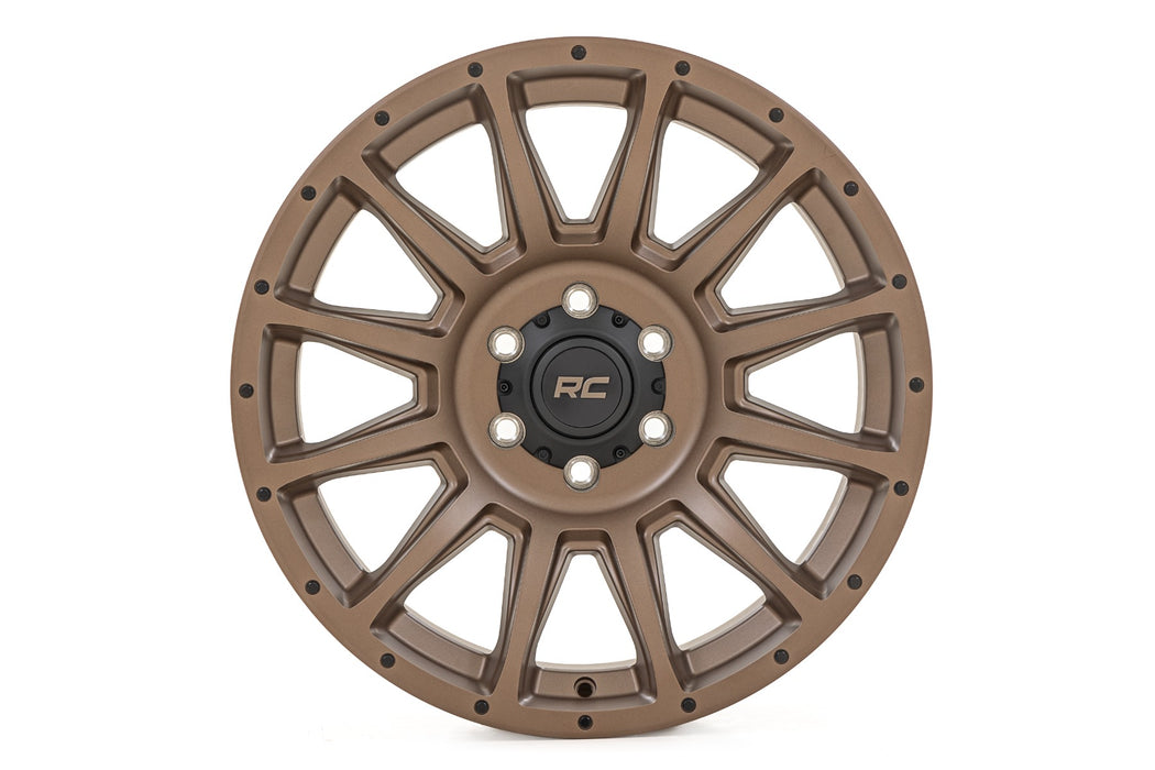 Rough Country 90 Series Wheel/One-Piece/Bronze/20x9/6x5.5/-12mm