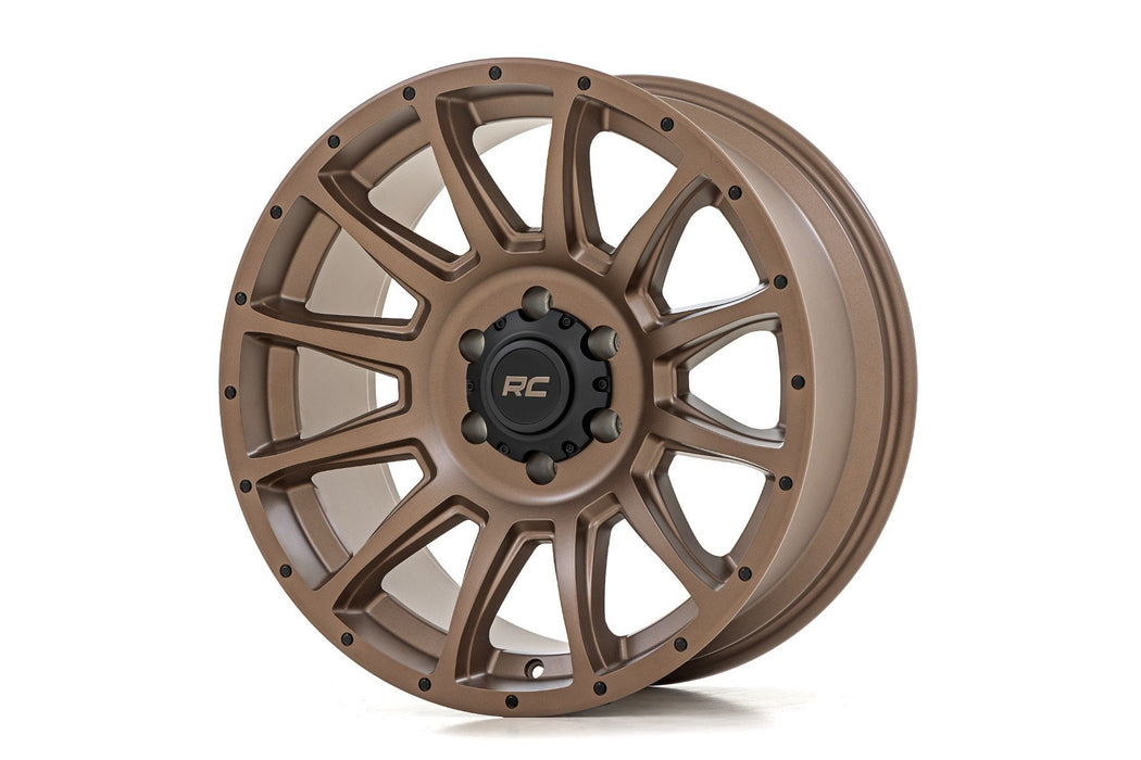Rough Country 90 Series Wheel - One-Piece - Bronze - 18x9 - 5x5.0 - 0mm