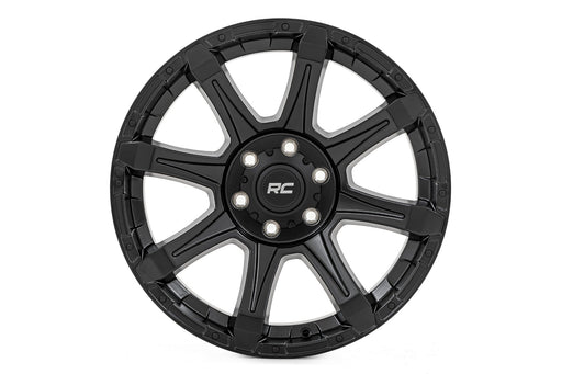 Rough Country 81 Series Wheel/One-Piece/Semi Gloss Black/20x9/5x5.5/0mm, view 2