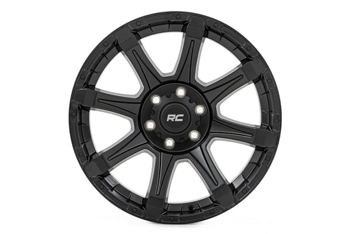 Rough Country 81 Series Wheel/One-Piece/Semi Gloss Black/20x9/6x135/0mm, view 2