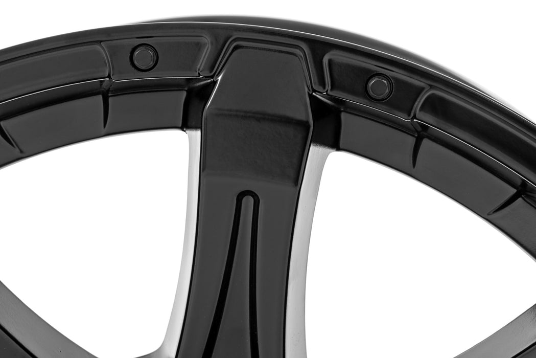 Rough Country 81 Series Wheel/One-Piece/Semi Gloss Black/20x9/6x135/0mm, view 5