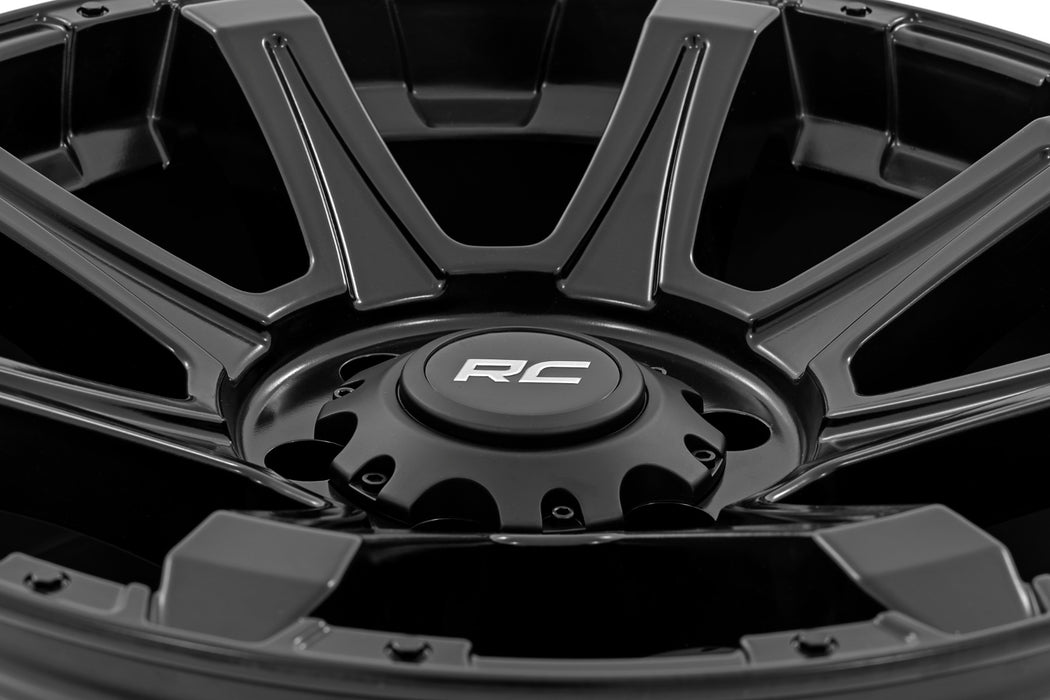 Rough Country 81 Series Wheel/One-Piece/Semi Gloss Black/20x9/6x135/0mm, view 6