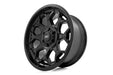 Rough Country 80 Series Wheel/One-Piece/Semi Gloss Black/20x10/5x5/-25mm, view 3
