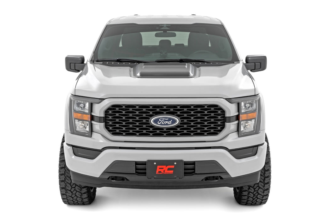 Rough Country Hood Scoop - E7 Velocity Blue | Ford F-150 2WD/4WD (2021-2025)
