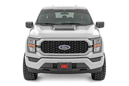 Rough Country Hood Scoop, D1 Stone Gray, Ford F-150 2WD/4WD (2021-2025), view 2