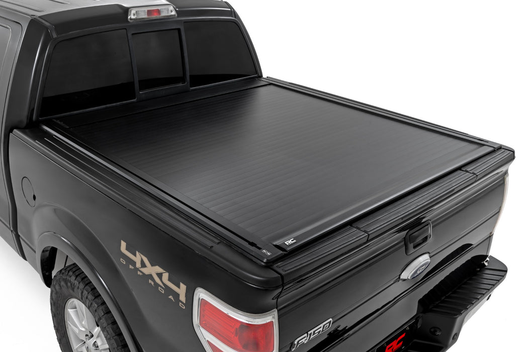 Rough Country Powered Retractable Bed Cover 5'7" Bed | Ford F-150 2WD/4WD (2009-2014)