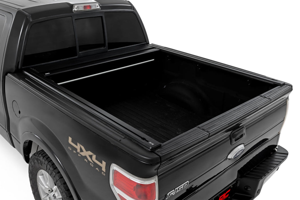 Rough Country Powered Retractable Bed Cover 5'7" Bed | Ford F-150 2WD/4WD (2009-2014)