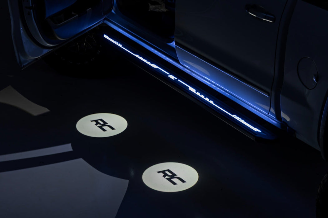 Rough Country Multi-Color LED Running Boards - Crew Cab | Chevy/GMC 1500/2500HD/3500HD (07-19 &amp; Classic)