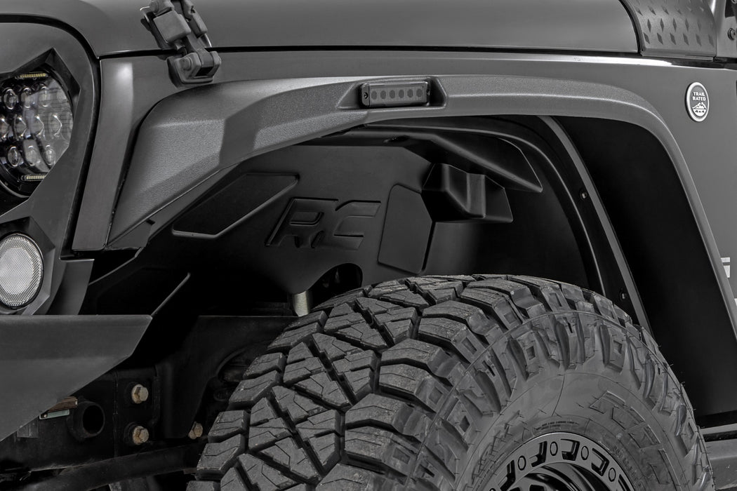 Rough Country Front Wheel Well Liners | Jeep Wrangler Unlimited 2WD/4WD (2007-2018)