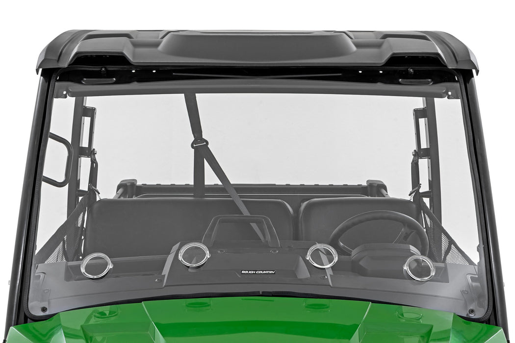 Rough Country Vented Full Windshield - Scratch Resistant - John Deere Gator XUV 835