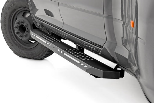 Rough Country AC2 Running Boards, Amber/White, Crew Cab, Ram 1500/2500/3500 2WD/4WD (2010-2025 & Classic)
