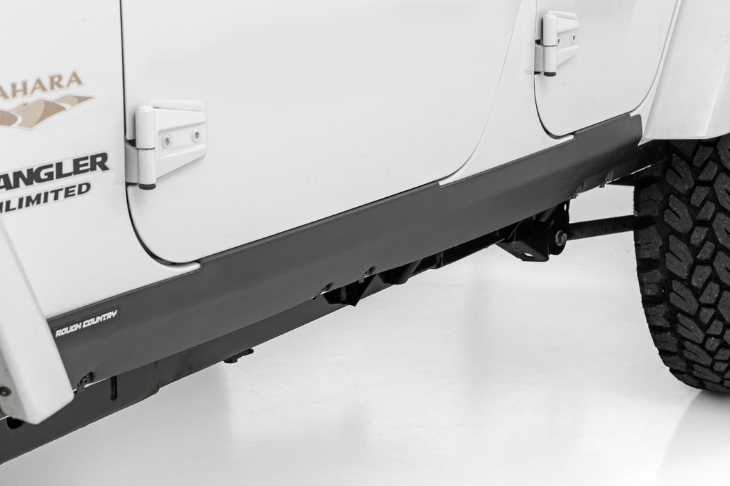 Rough Country Trail Cladding - Rocker Sill Plates | Jeep Wrangler Unlimited 2WD/4WD (07-18)
