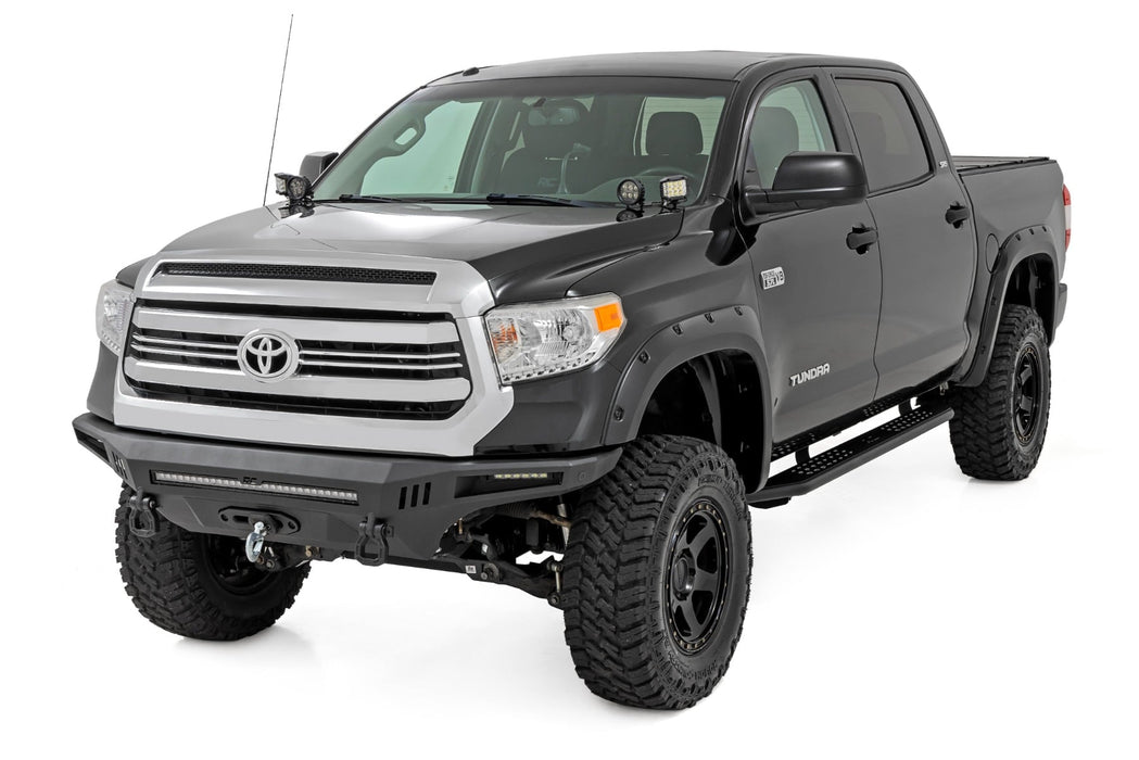 Rough Country OV2 Running Boards - Side Step Bars - Crew Cab | Toyota Tundra 2WD/4WD (07-21)