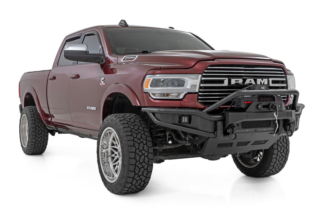 Rough Country Front Bumper - Tubular -Winch Mount | Ram 2500/3500 2WD/4WD (2019-2026)