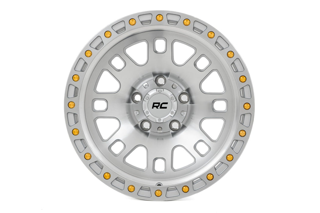 Rough Country 82 Series Wheel / One-Piece / Full Machined / 15x8 / 5x4.5 / -19mm
