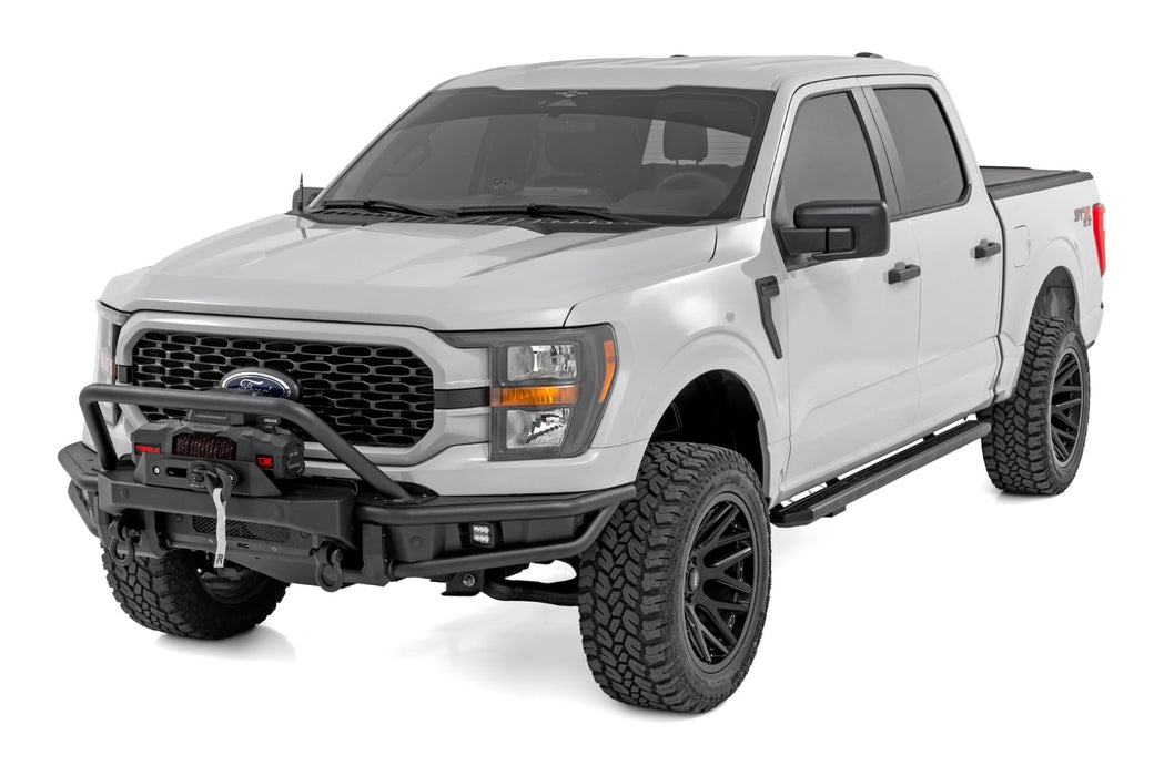 Rough Country Front Bumper - Tubular -Winch Mount | Ford F-150 2WD/4WD (2021-2023)