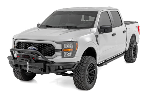 Rough Country Front Bumper, Tubular, Winch Mount, Ford F-150 2WD/4WD (2021-2023), view 2