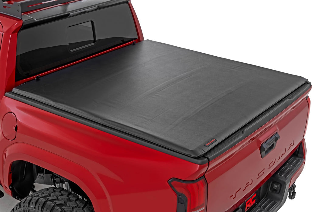 Rough Country Soft Roll Up Bed Cover - 5' Bed | Toyota Tacoma 2WD/4WD (2024-2025) | P/N 42415551