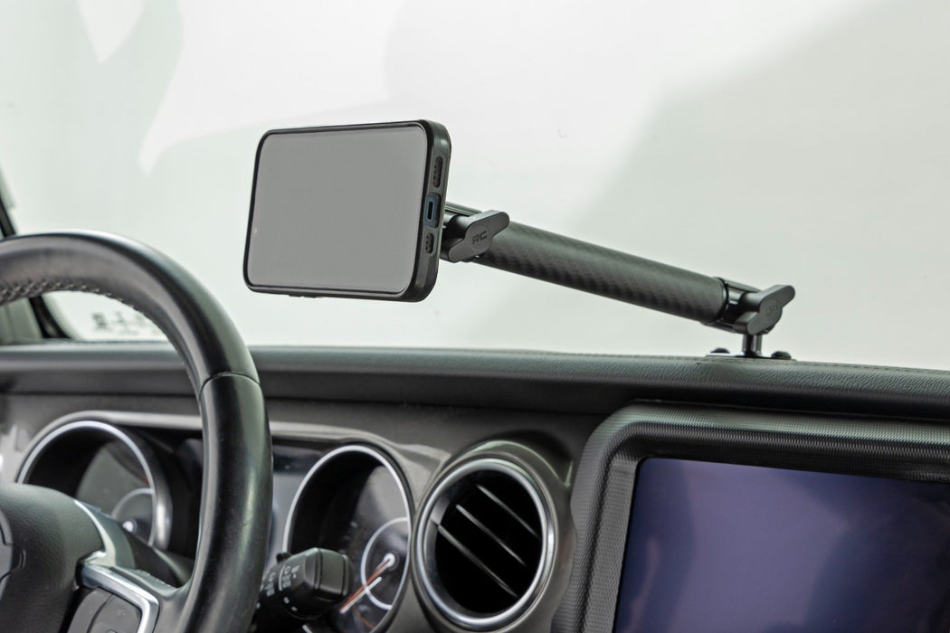 Rough Country Dash Mount - 8" Mount Kit | Jeep Gladiator JT/Wrangler JL 4WD (2018-2025)