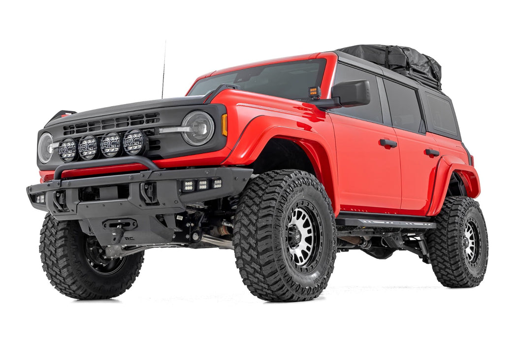 Rough Country Fender Flares - PQ Race Red | Ford Bronco 4WD (2021-2025)