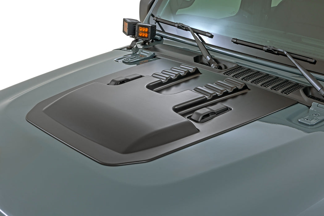 Rough Country Hood Scoop - PGE Mojito | Jeep Gladiator JT/Wrangler JL 4WD (2018-2025)