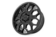 Rough Country 77 Series Wheel/One-Piece/Semi Gloss Black/20x9/6x135/-12mm, view 4