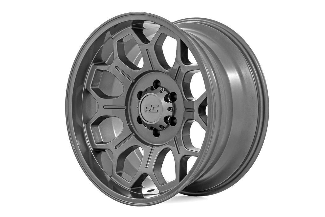 Rough Country 77 Series Wheel/One-Piece/Gunmetal Gray/20x10/6x135/-25mm