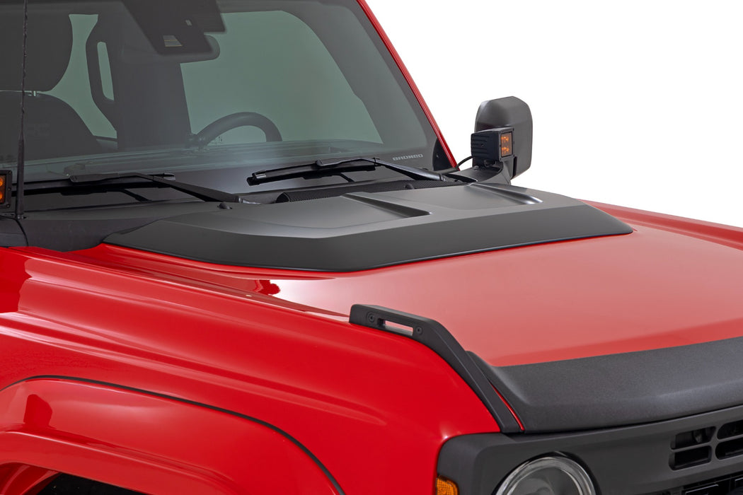 Rough Country Hood Scoop - M7 Carbonized Gray | Ford Bronco 4WD (2021-2025)