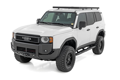 Rough Country Oval Nerf Steps, Black, Toyota Land Cruiser 4WD (2024-2025), view 2