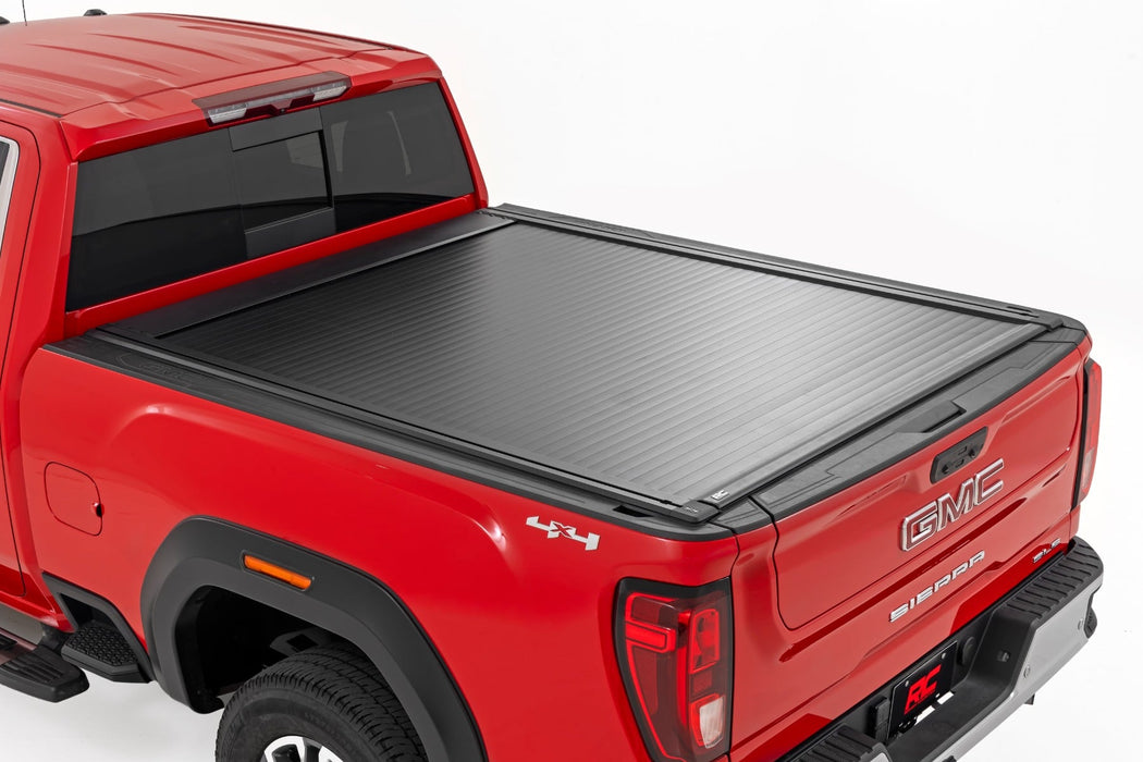 Rough Country Powered Retractable Bed Cover - 6'9" Bed | Chevy/GMC 2500HD/3500HD (20-26)