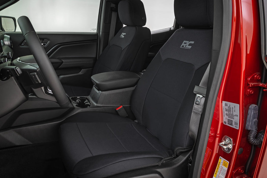 Rough Country Seat Covers - Front Bucket - Rear Bench | Chevy/GMC Canyon/Colorado (23-25)