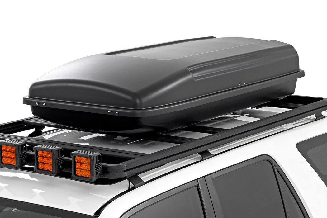 Rough Country Rooftop Cargo Box - Hard Shell - Strut Assisted - 14.5 Cu. Ft. Storage