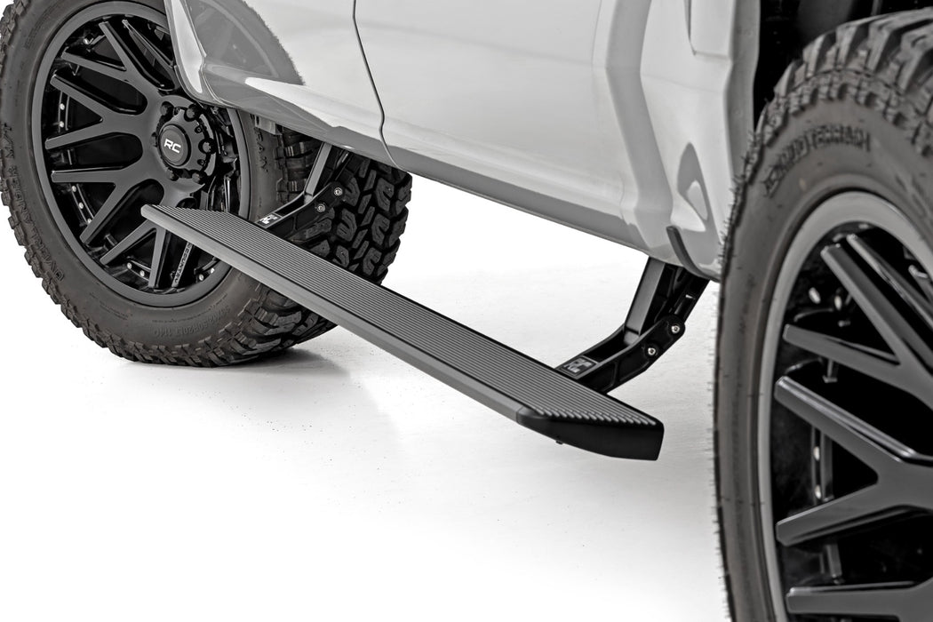 Rough Country Power Running Boards, HT-Series, Crew Cab, Ford F-150/Lightning/F-250/F-350/Raptor (2015-2026)