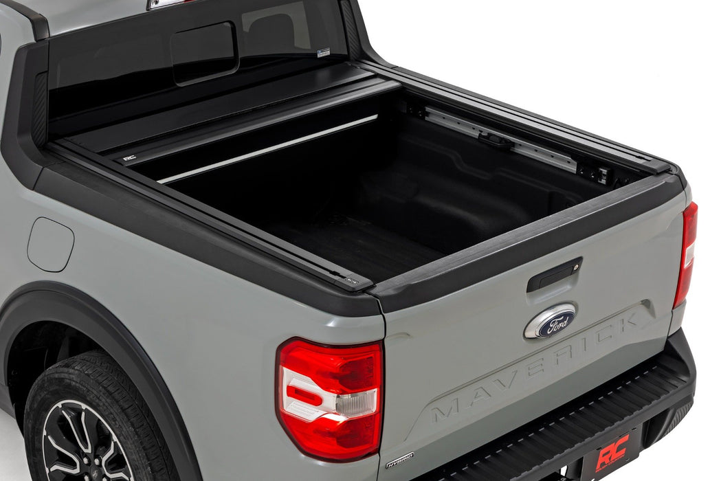 Rough Country Powered Retractable Bed Cover - 4'6" Bed | Ford Maverick 2WD/4WD (2022-2026)
