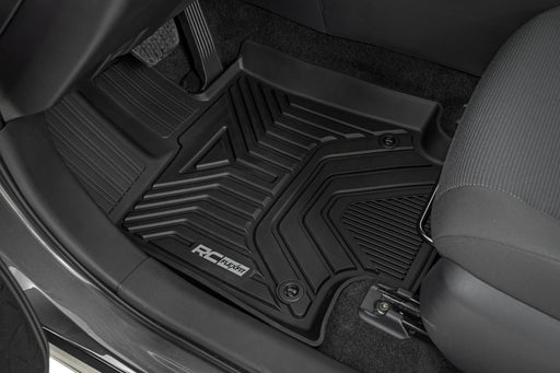 Rough Country Flex-Fit Floor Mats, Front & Rear, Toyota RAV4 2WD/4WD (2019-2025), view 2