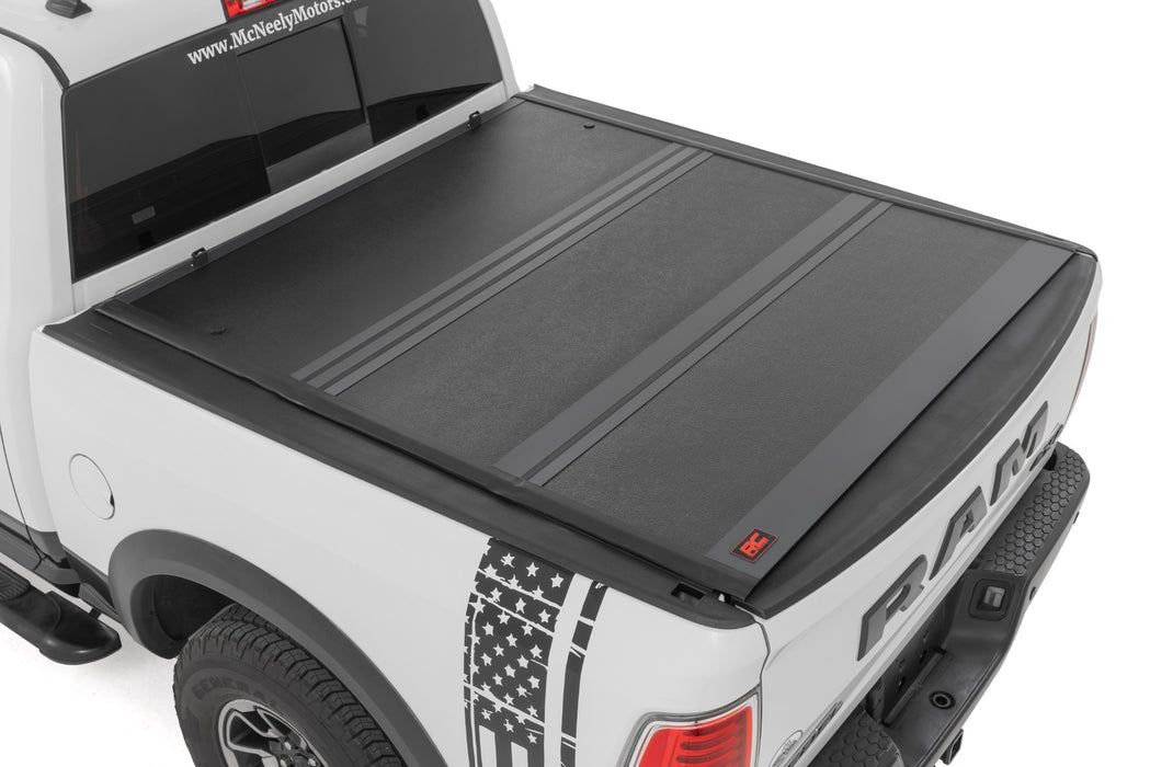 Rough Country Hard Low Profile Bed Cover - 5'7" Bed - No Rambox | Ram 1500 2WD/4WD (10-18 &amp; Classic)