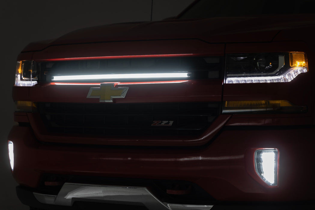Rough Country LED Light Kit - Grille Mount - 30 Inch DRL | Chevy Silverado 1500 (16-18)