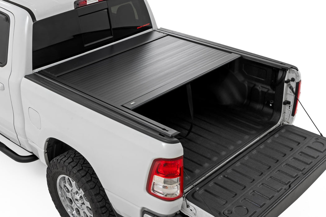 Rough Country Manual Retractable Bed Cover - 5'7" Bed | Ram 1500 (19-26)/1500 TRX (21-24)
