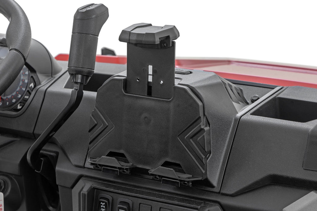Rough Country Center Console Storage - Tablet Holder | Polaris Ranger 1000