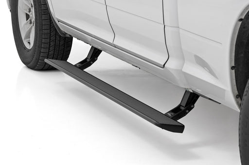 Rough Country Power Running Boards, HT-Series, Quad Cab, Ram 1500 2WD/4WD (2009-2018 & Classic)