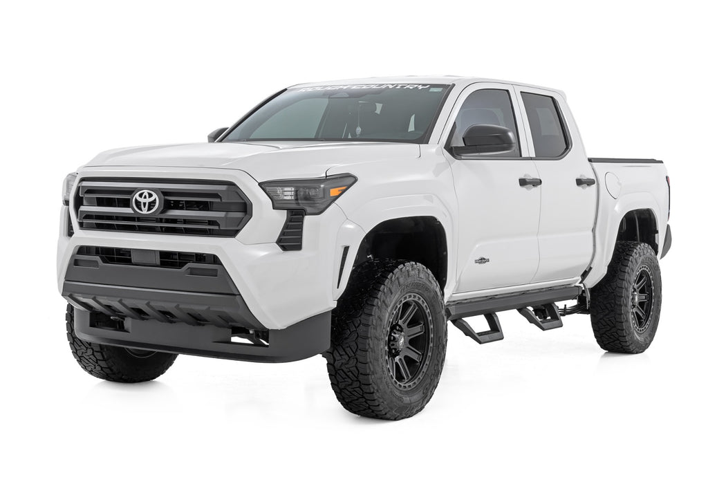 Rough Country SRX2 Adjustable Aluminum Steps - Double Cab | Toyota Tacoma 2WD/4WD (24-25)