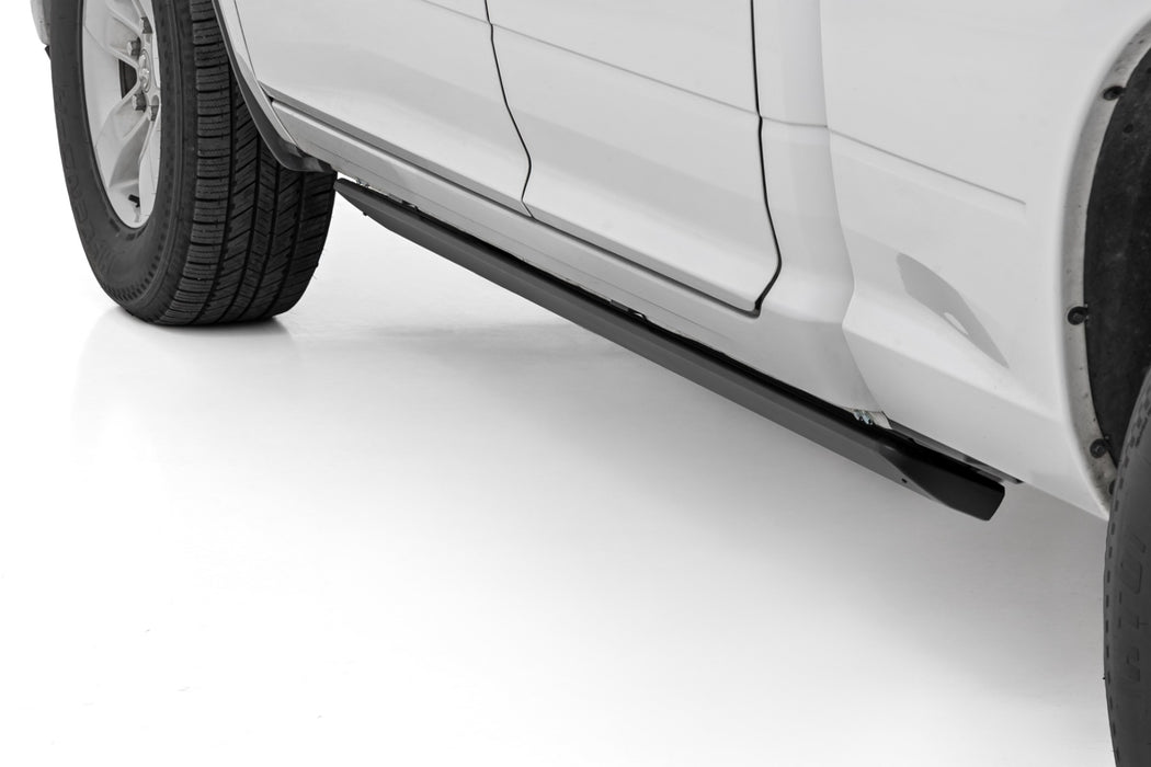 Rough Country Power Running Boards - HT-Series - Quad Cab | Ram 1500 2WD/4WD (2009-2018 &amp; Classic)