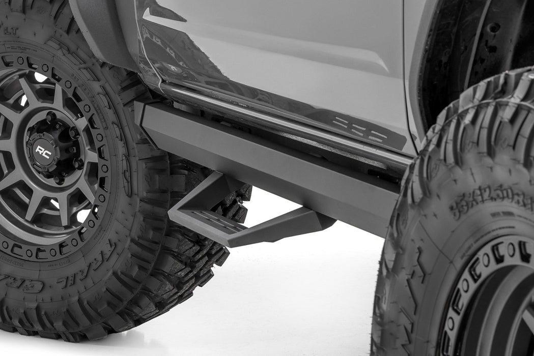 Rough Country SRL2 Adjustable Aluminum Step - 2 Door | Ford Bronco (2 Door) 4WD (2021-2025)