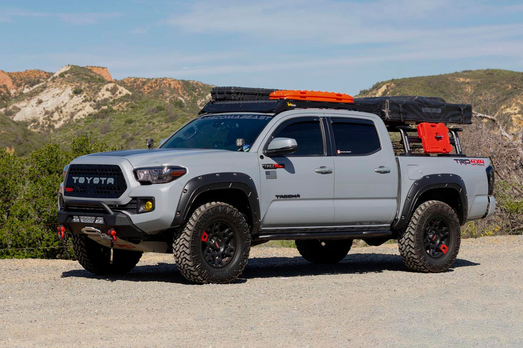 Rough Country Fender Flares - Defender - 202 Black Onyx | Toyota Tacoma 2WD/4WD (2016-2023)