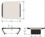 Axle Bump Stop Pad Dimensions