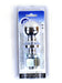 Trailer Hitch Ball, 2 in Ball, 1 in Shank, Chrome